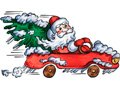Дед Мороз на авто